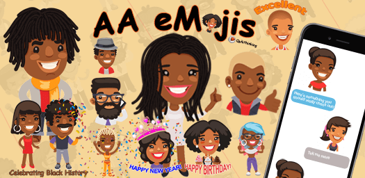 African American Emojis App